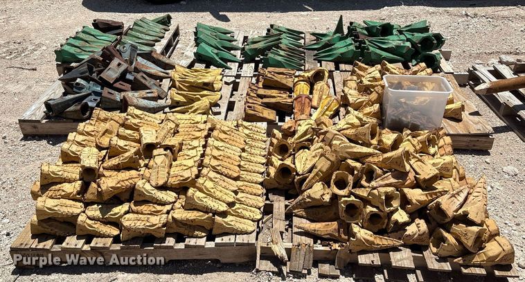 image for item DX8076 (7) pallets of bucket teeth 