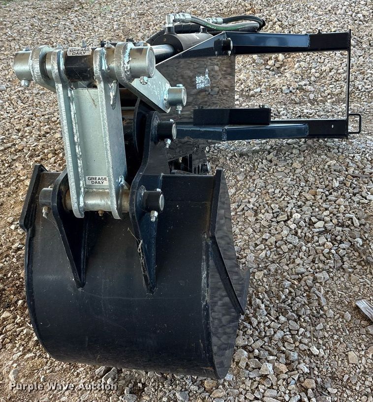 image for item DY0852 Eagle HBU3510-ORB-DK skid steer backhoe