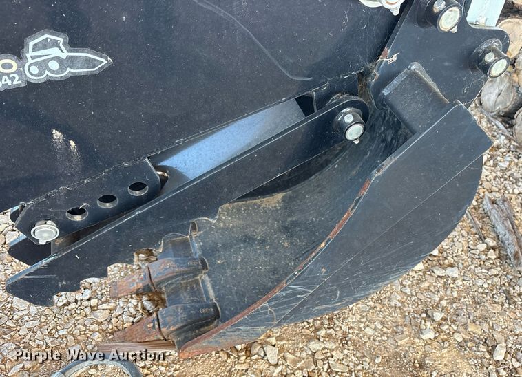 image for item DY0852 Eagle HBU3510-ORB-DK skid steer backhoe