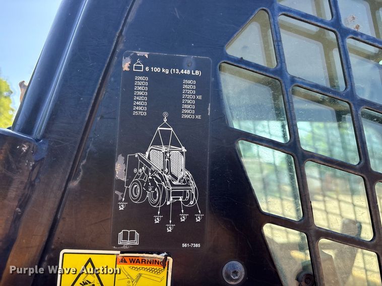 image for item DY0872 2021 Caterpillar 289D3 tracked skid steer loader