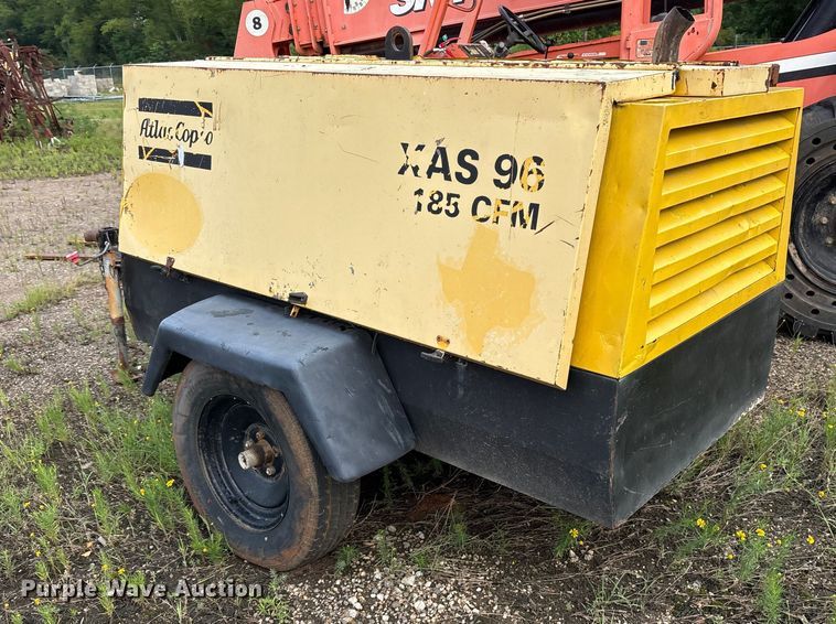 image for item DY0886 2000 Atlas Copco XAS96(JD) air compressor