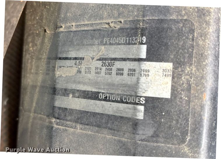 image for item DY0886 2000 Atlas Copco XAS96(JD) air compressor