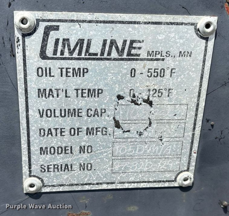 image for item DY0892 1997 Cimline 105DMA crack sealer