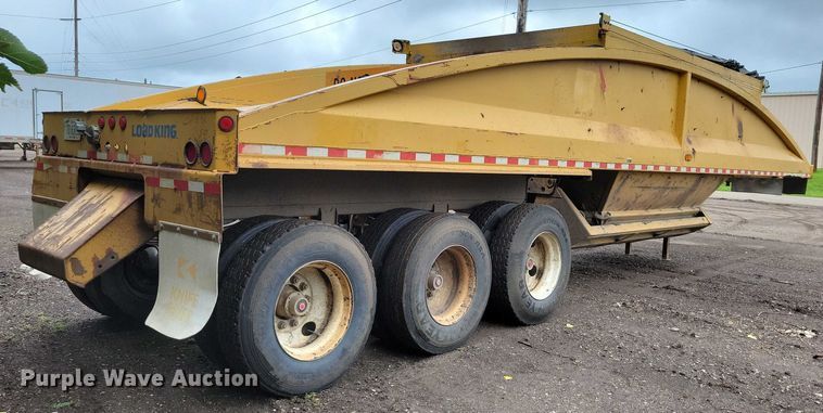 image for item EA2476 2001 Load King bottom dump trailer