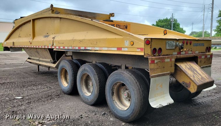 image for item EA2476 2001 Load King bottom dump trailer