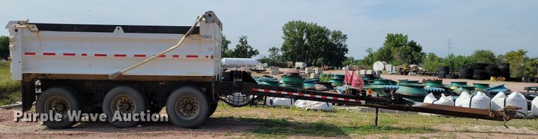 image for item EA2478 2008 SturdyWeld DS36SA-H43 end dump pup trailer