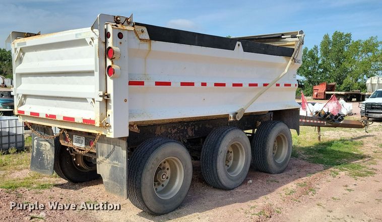 image for item EA2478 2008 SturdyWeld DS36SA-H43 end dump pup trailer
