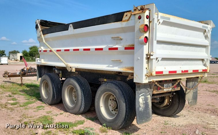 image for item EA2478 2008 SturdyWeld DS36SA-H43 end dump pup trailer