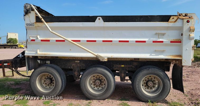 image for item EA2478 2008 SturdyWeld DS36SA-H43 end dump pup trailer