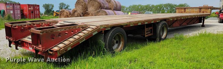 image for item EA2482 2001 Jet drop deck equipment trailer