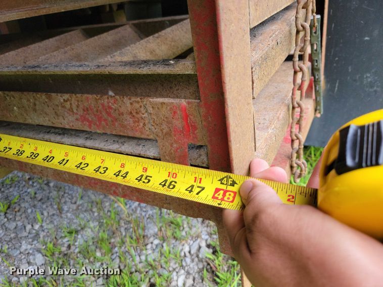 image for item EA2482 2001 Jet drop deck equipment trailer