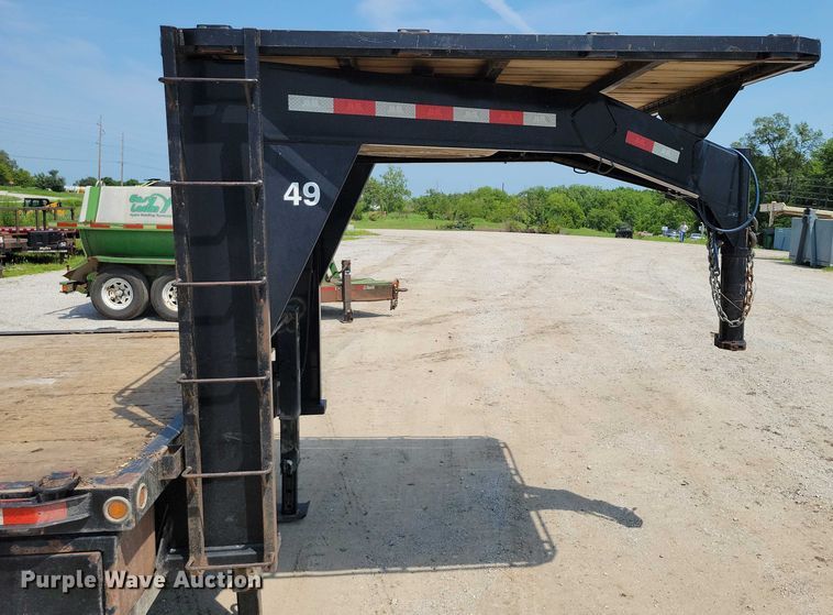 image for item EA2489 2016 Behnke Enterprises tilt deck equipment trailer