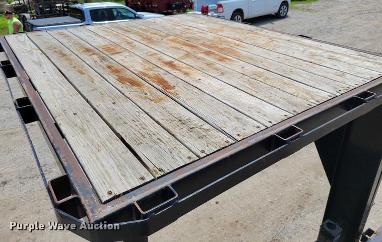image for item EA2489 2016 Behnke Enterprises tilt deck equipment trailer
