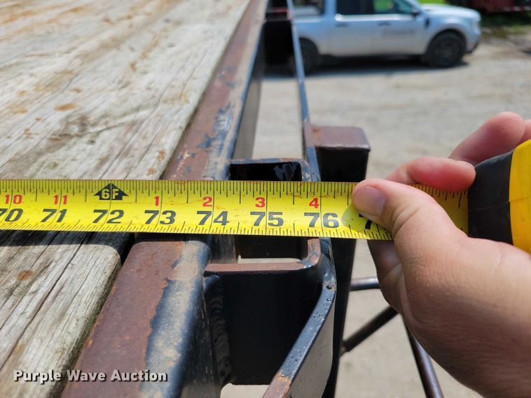 image for item EA2489 2016 Behnke Enterprises tilt deck equipment trailer