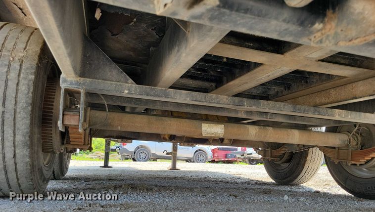 image for item EA2489 2016 Behnke Enterprises tilt deck equipment trailer