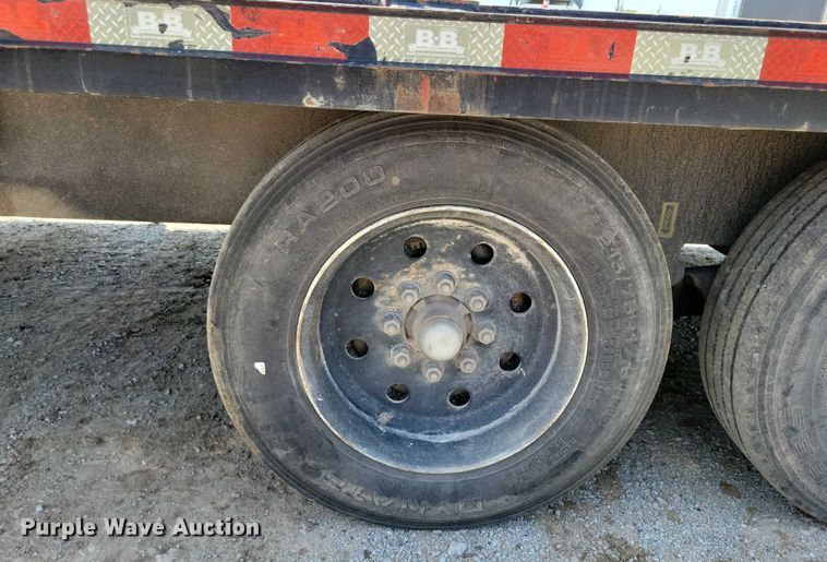 image for item EA2489 2016 Behnke Enterprises tilt deck equipment trailer