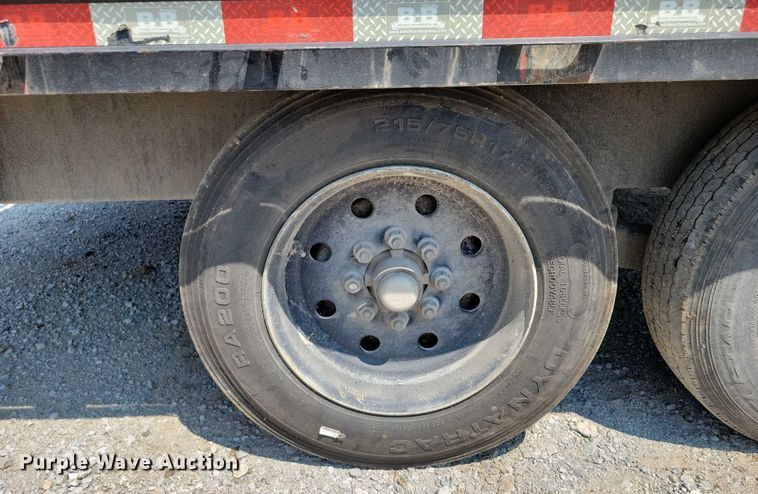 image for item EA2489 2016 Behnke Enterprises tilt deck equipment trailer