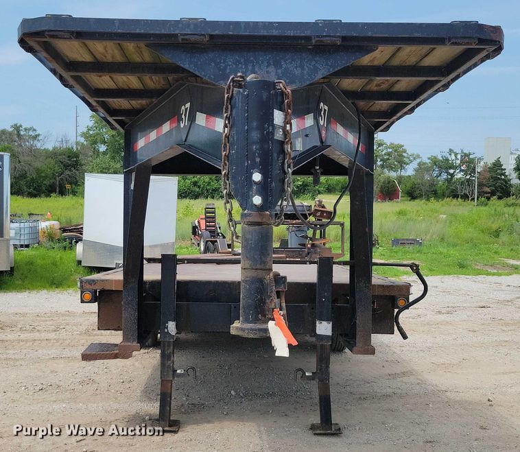 image for item EA2490 2014 Behnke DT8X16E900GN tilt deck equipment trailer