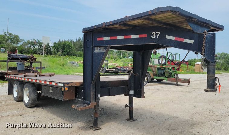 image for item EA2490 2014 Behnke DT8X16E900GN tilt deck equipment trailer