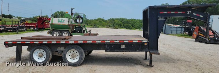 image for item EA2490 2014 Behnke DT8X16E900GN tilt deck equipment trailer