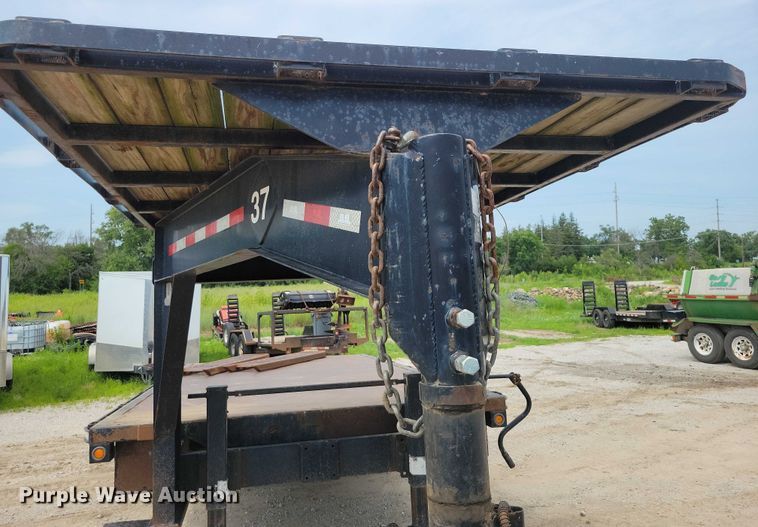 image for item EA2490 2014 Behnke DT8X16E900GN tilt deck equipment trailer