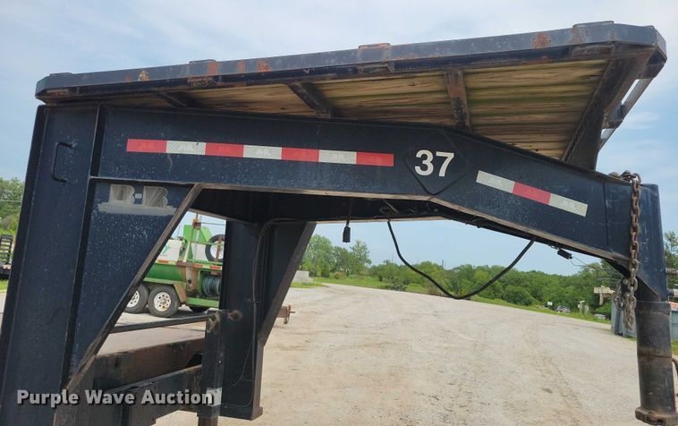 image for item EA2490 2014 Behnke DT8X16E900GN tilt deck equipment trailer