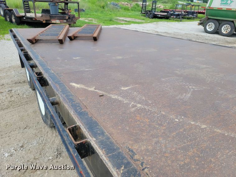 image for item EA2490 2014 Behnke DT8X16E900GN tilt deck equipment trailer