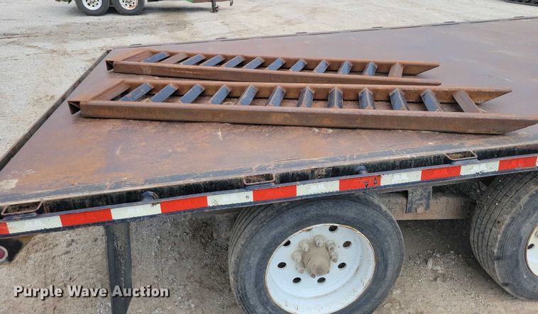 image for item EA2490 2014 Behnke DT8X16E900GN tilt deck equipment trailer