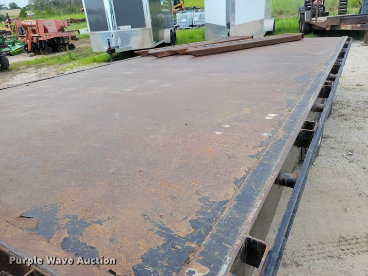 image for item EA2490 2014 Behnke DT8X16E900GN tilt deck equipment trailer