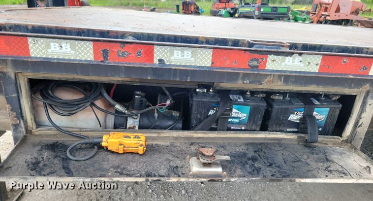 image for item EA2490 2014 Behnke DT8X16E900GN tilt deck equipment trailer