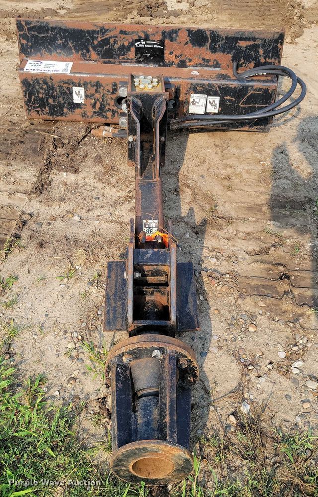 image for item EA2492 Skid steer silt fence plow