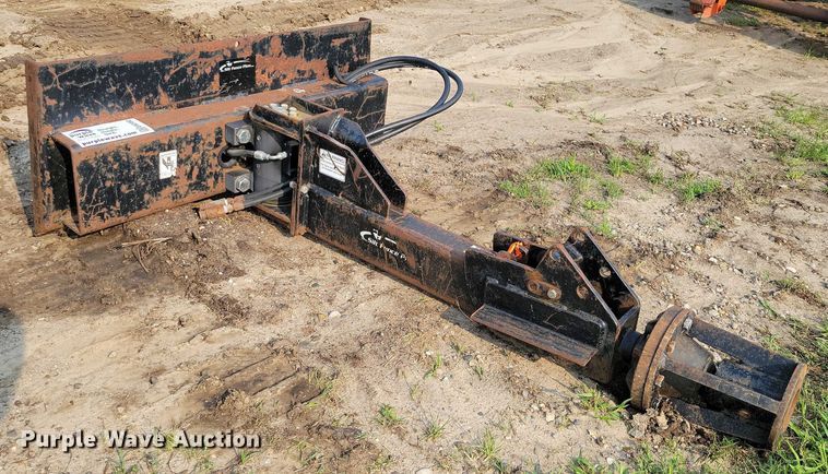 image for item EA2492 Skid steer silt fence plow