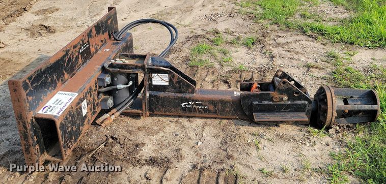 image for item EA2492 Skid steer silt fence plow