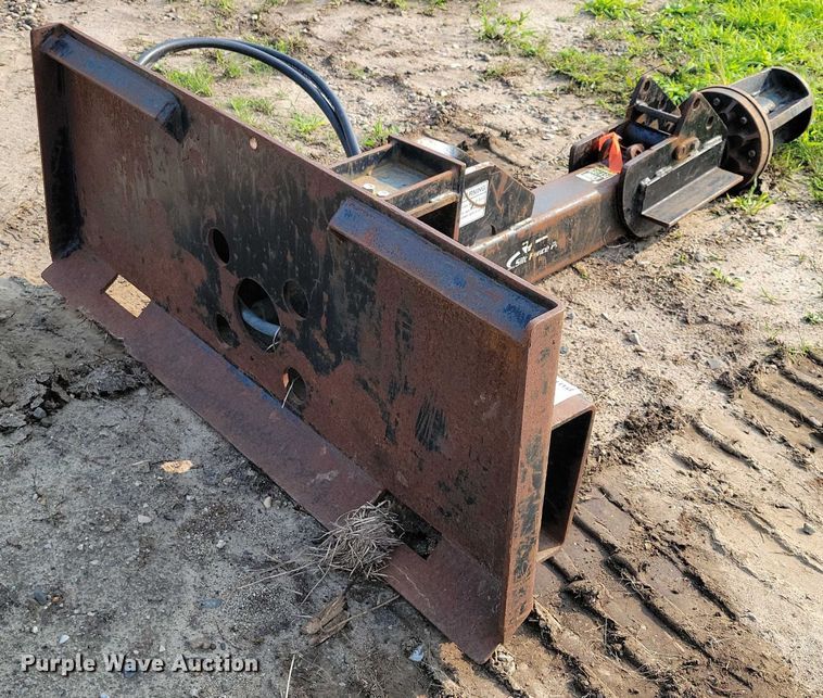 image for item EA2492 Skid steer silt fence plow