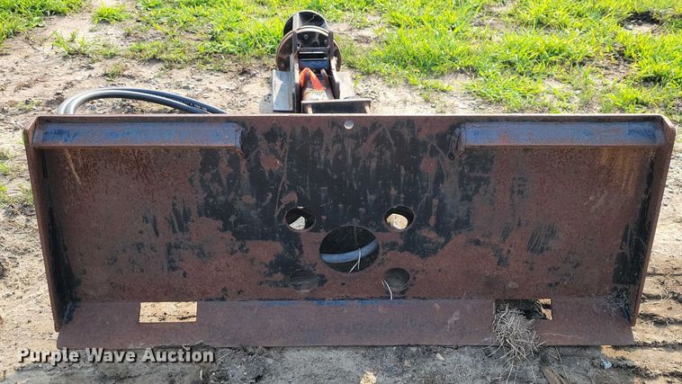 image for item EA2492 Skid steer silt fence plow