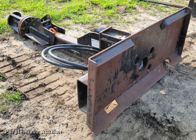image for item EA2492 Skid steer silt fence plow