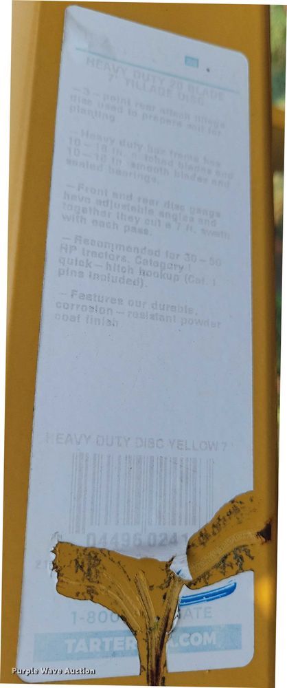 image for item EA2495 Tarter off-set disk