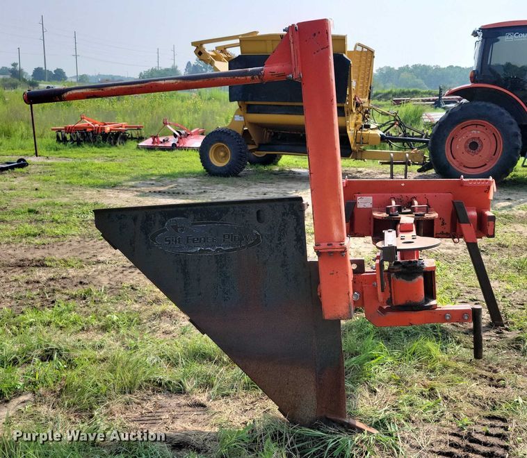 image for item EA2498 Silt Fence Plow  RPPSFP-36 skid steer silt fence plow