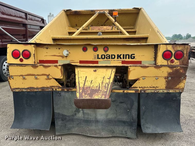 image for item EB2649 1993 Load King 2060-38-3 bottom dump trailer