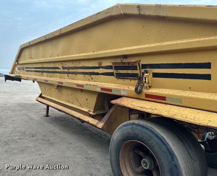 image for item EB2649 1993 Load King 2060-38-3 bottom dump trailer
