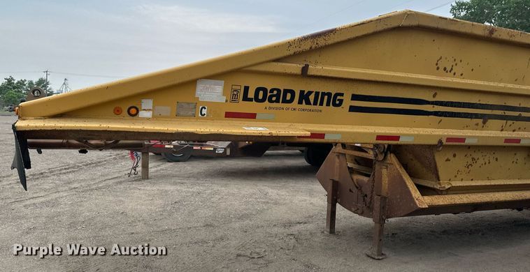 image for item EB2649 1993 Load King 2060-38-3 bottom dump trailer