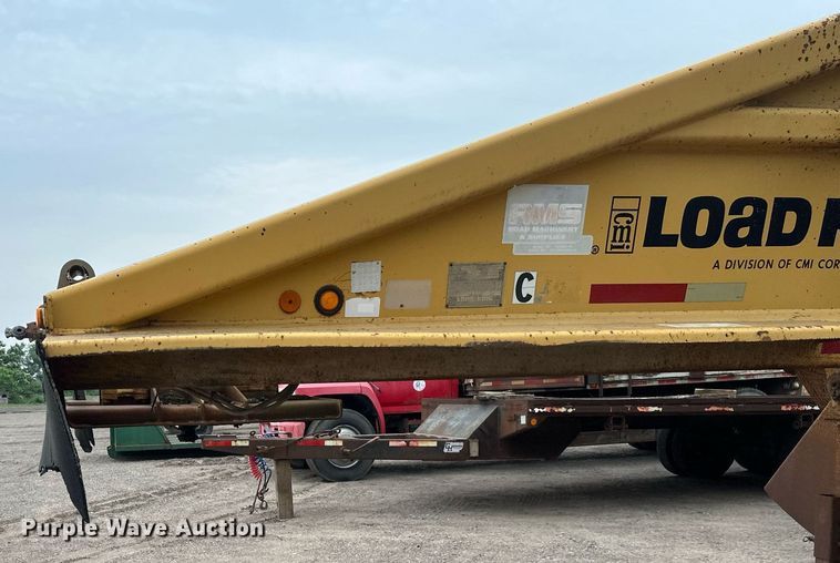 image for item EB2649 1993 Load King 2060-38-3 bottom dump trailer