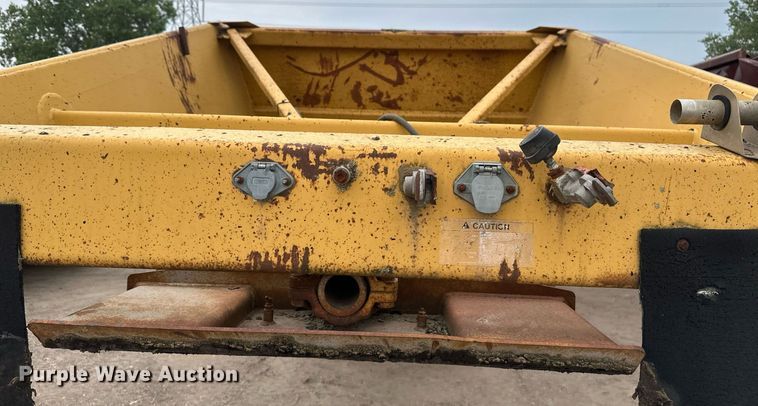 image for item EB2649 1993 Load King 2060-38-3 bottom dump trailer
