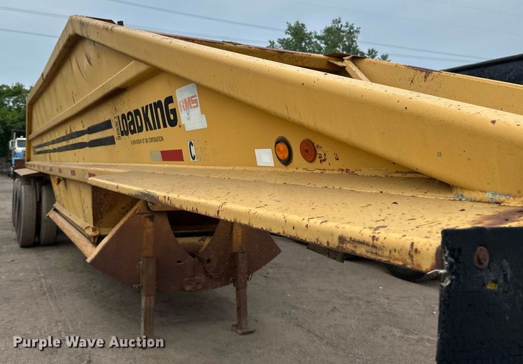 image for item EB2649 1993 Load King 2060-38-3 bottom dump trailer