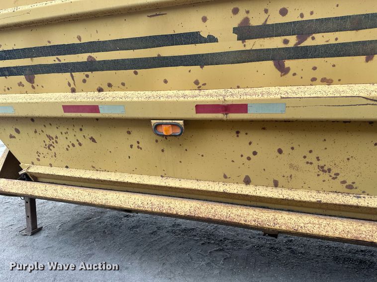 image for item EB2649 1993 Load King 2060-38-3 bottom dump trailer