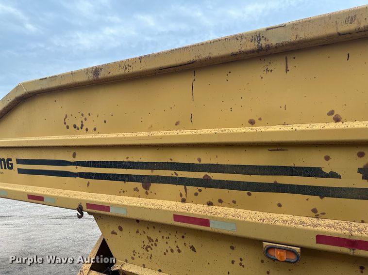image for item EB2649 1993 Load King 2060-38-3 bottom dump trailer