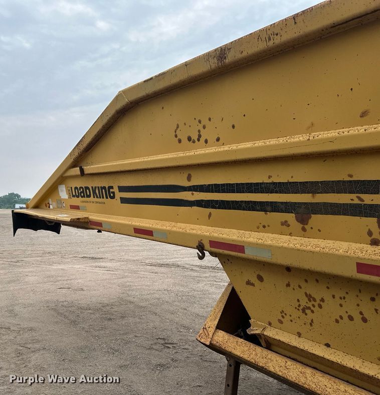 image for item EB2649 1993 Load King 2060-38-3 bottom dump trailer