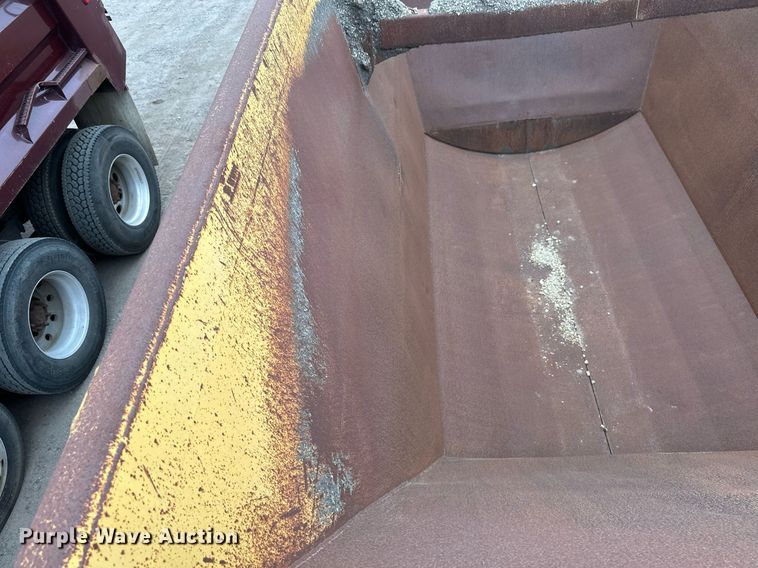 image for item EB2649 1993 Load King 2060-38-3 bottom dump trailer