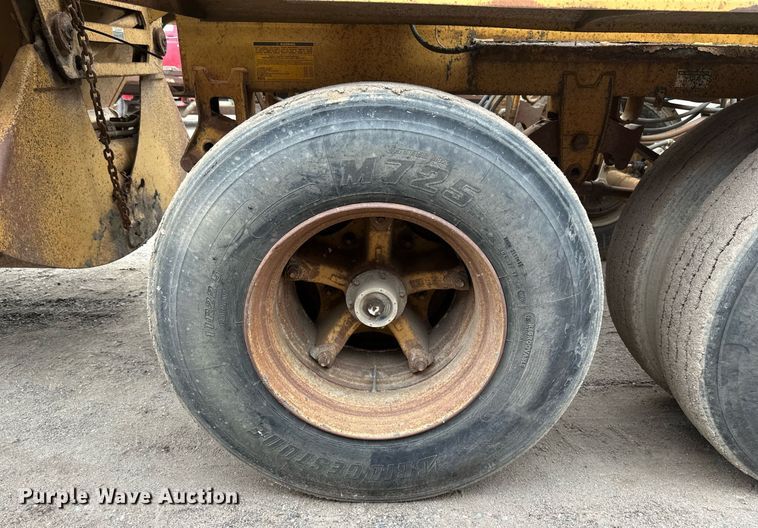 image for item EB2649 1993 Load King 2060-38-3 bottom dump trailer