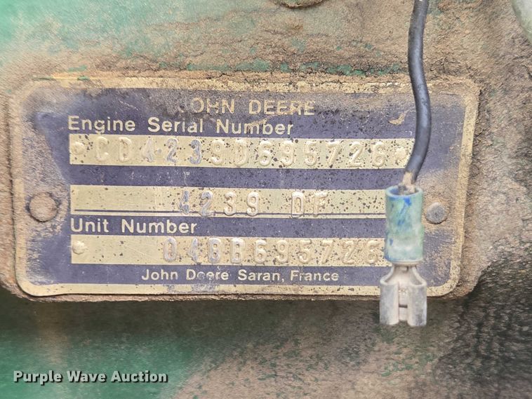 image for item EC4344 Sullair 185 DPC 2 JD air compressor